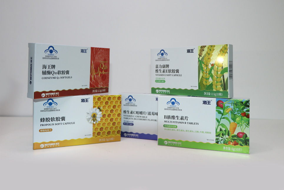 海王生物特種紙藥盒包裝印刷